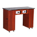 Adelle (Buv) Manicure Table - Classic Cherry - Deco Salon - Stations