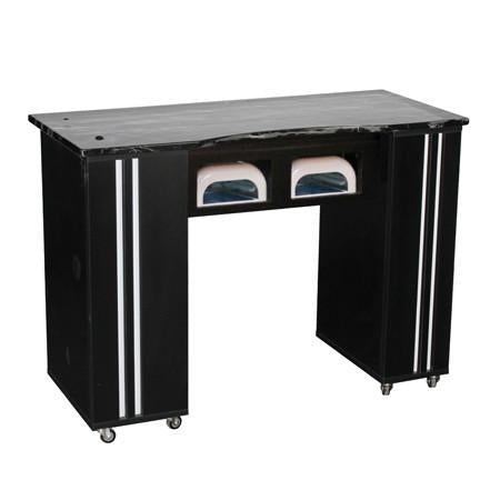 Adelle (BUV) Manicure Table Black Deco Salon