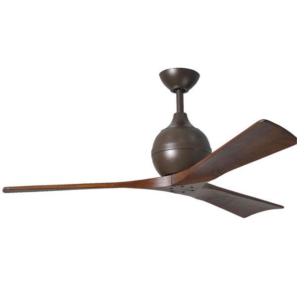 Irene-3 Ceiling Fan with Remote Control by Atlas – Textured Bronze 52″