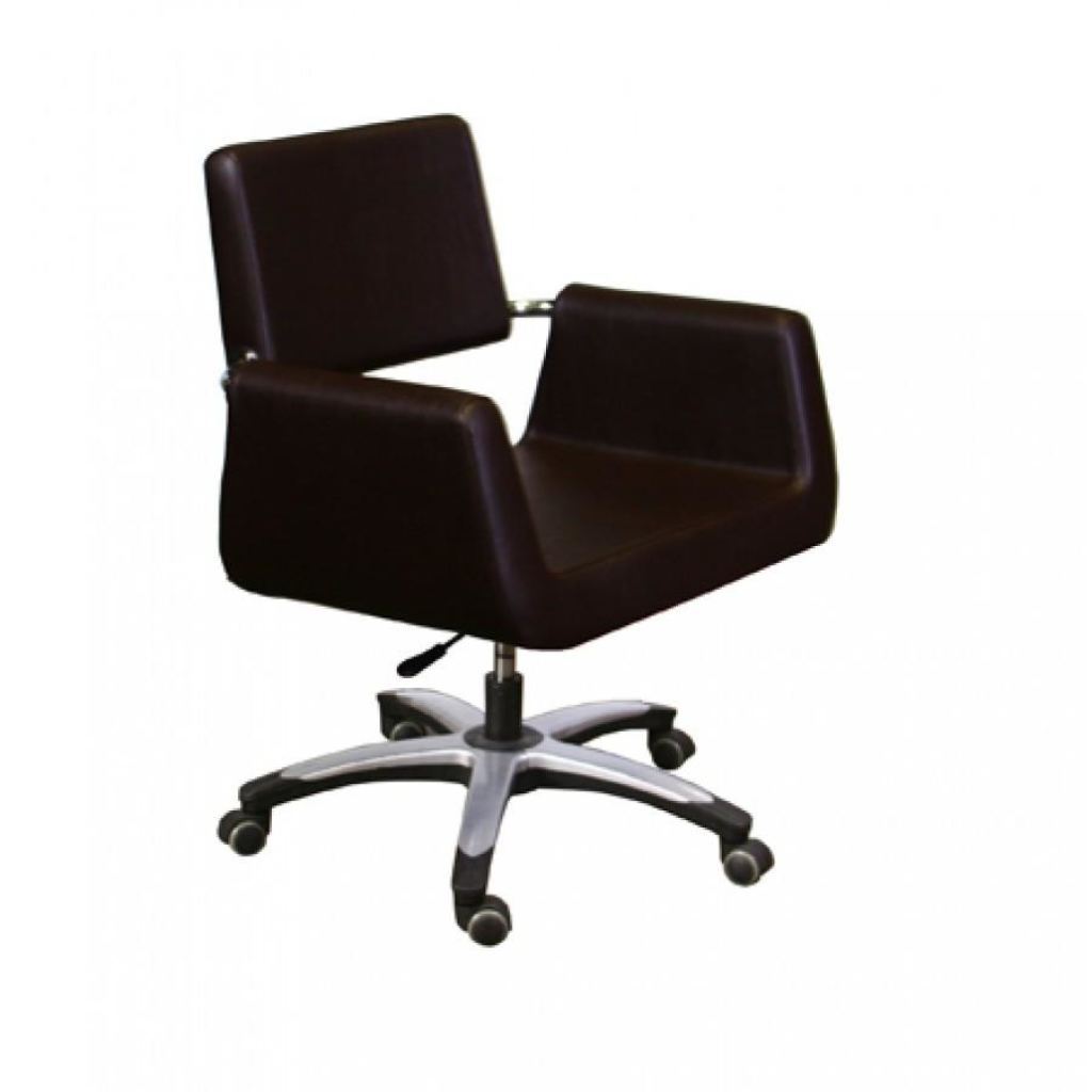 Beatrice Customer Chair - Dark Mocha - Deco Salon - Waiting Chairs