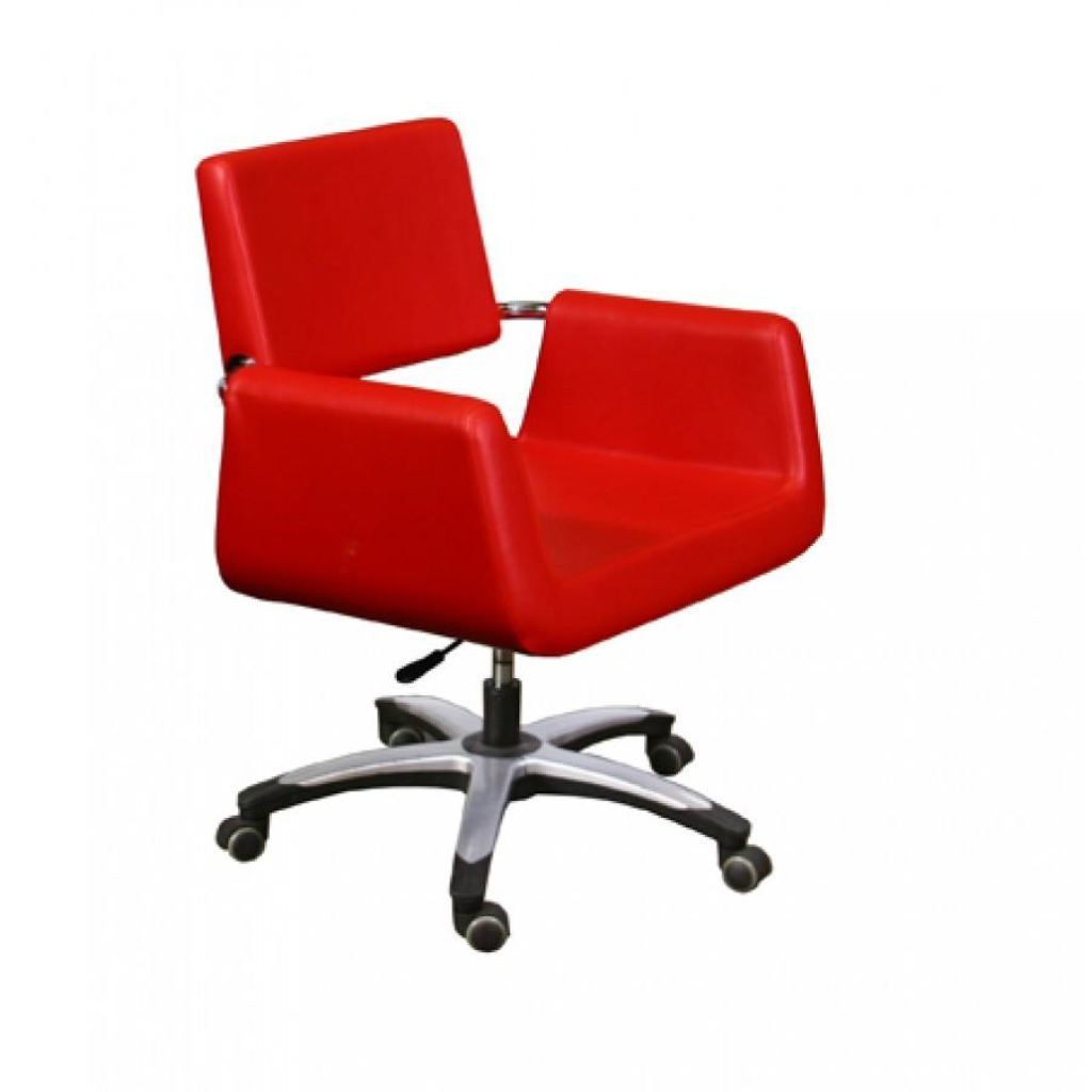 Beatrice Customer Chair - Red - Deco Salon - Waiting Chairs