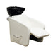 Bouvier Shampoo Chair Station - White W/ Black Bowl - Deco Salon - Units
