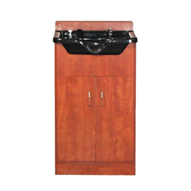 Brook Shampoo Cabinet - Cherry - Deco Salon - Trolleys Carts And Cabinets