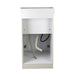 Brook Shampoo Cabinet - White - Deco Salon - Trolleys Carts And Cabinets