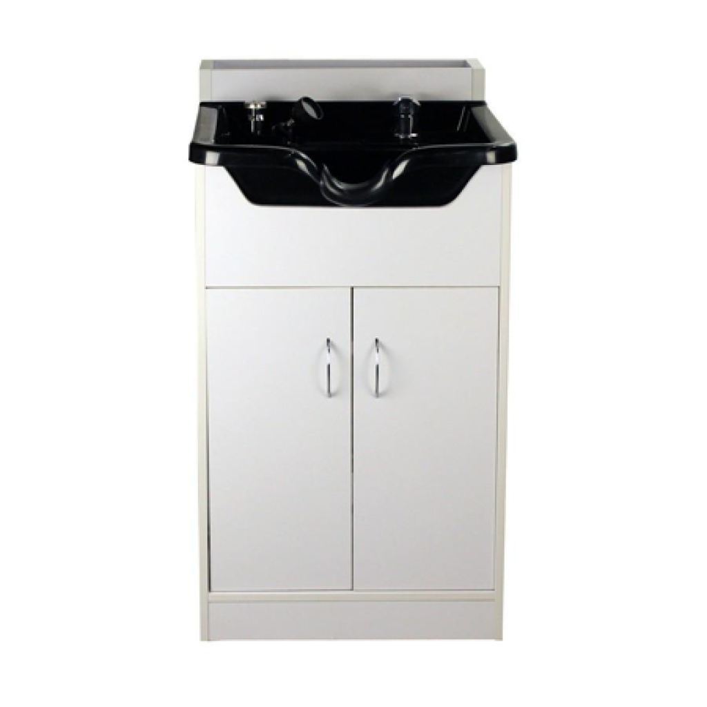 Brook Shampoo Cabinet - White - Deco Salon - Trolleys Carts And Cabinets