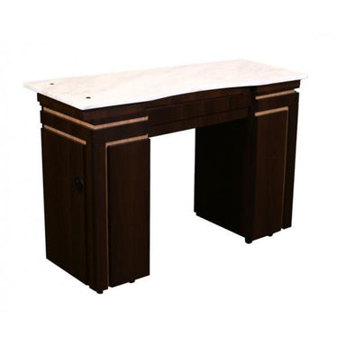 Carina (B) Manicure Table - Chocolate - Deco Salon - Stations