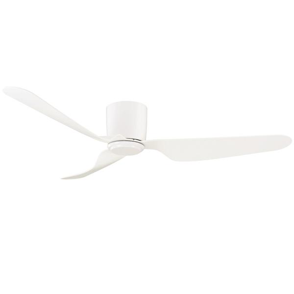 City Ceiling Fan with DC Motor, LED & Remote 52″ White by Mercator