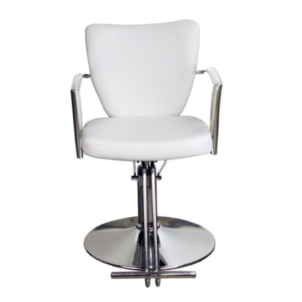 Deco Conti Styling Chair - White - Salon - Chairs
