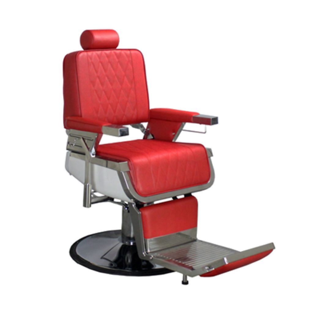 Deco Custom Series Barber Chair -L200 - Red - Salon - Chairs