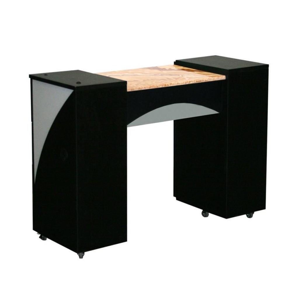 Edita (A) Manicure Table - Black - Deco Salon - Stations
