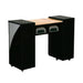 Edita (Auv) Manicure Table - Black - Deco Salon - Stations