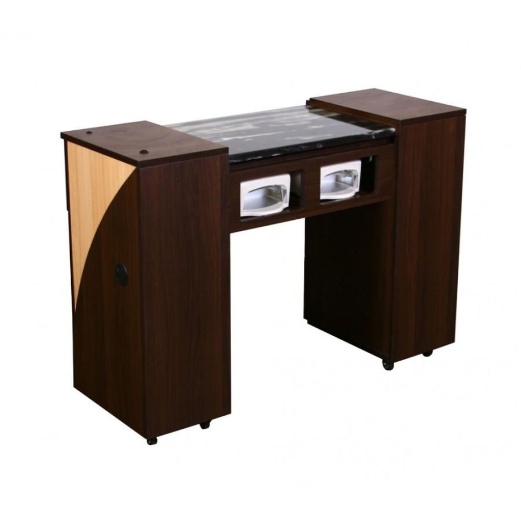 Edita (Auv) Manicure Table - Chocolate - Deco Salon - Stations