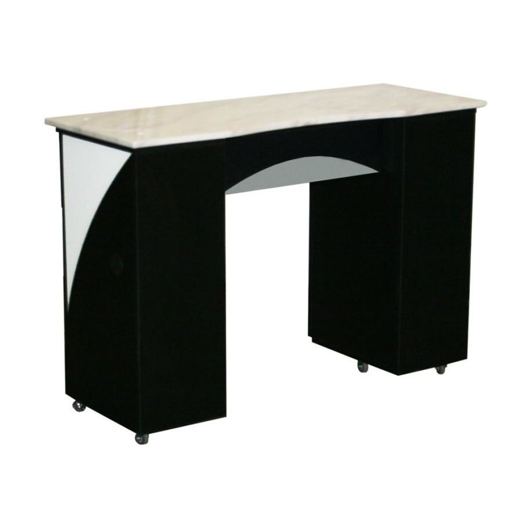 Edita (B) Manicure Table - Black - Deco Salon - Stations