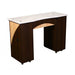 Edita (B) Manicure Table - Chocolate - Deco Salon - Stations