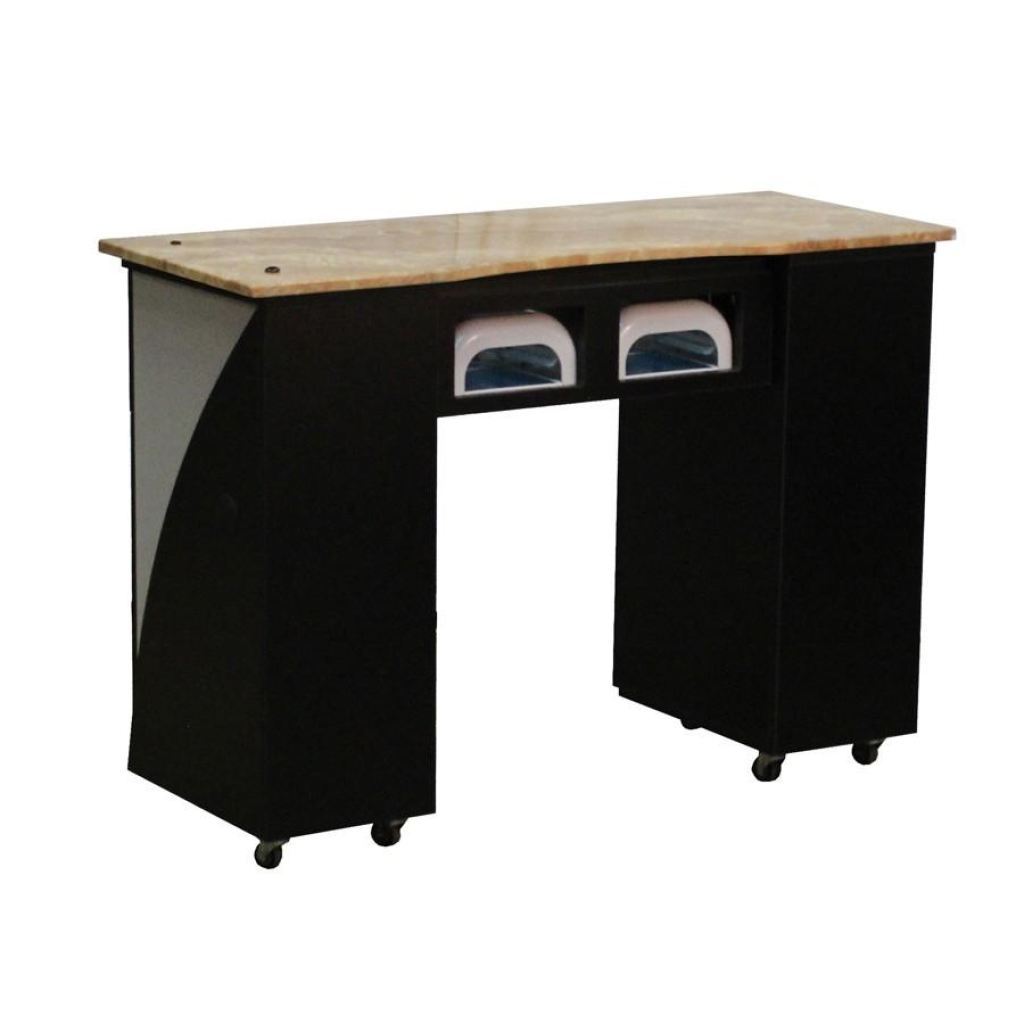 Edita (Buv) Manicure Table - Black - Deco Salon - Stations