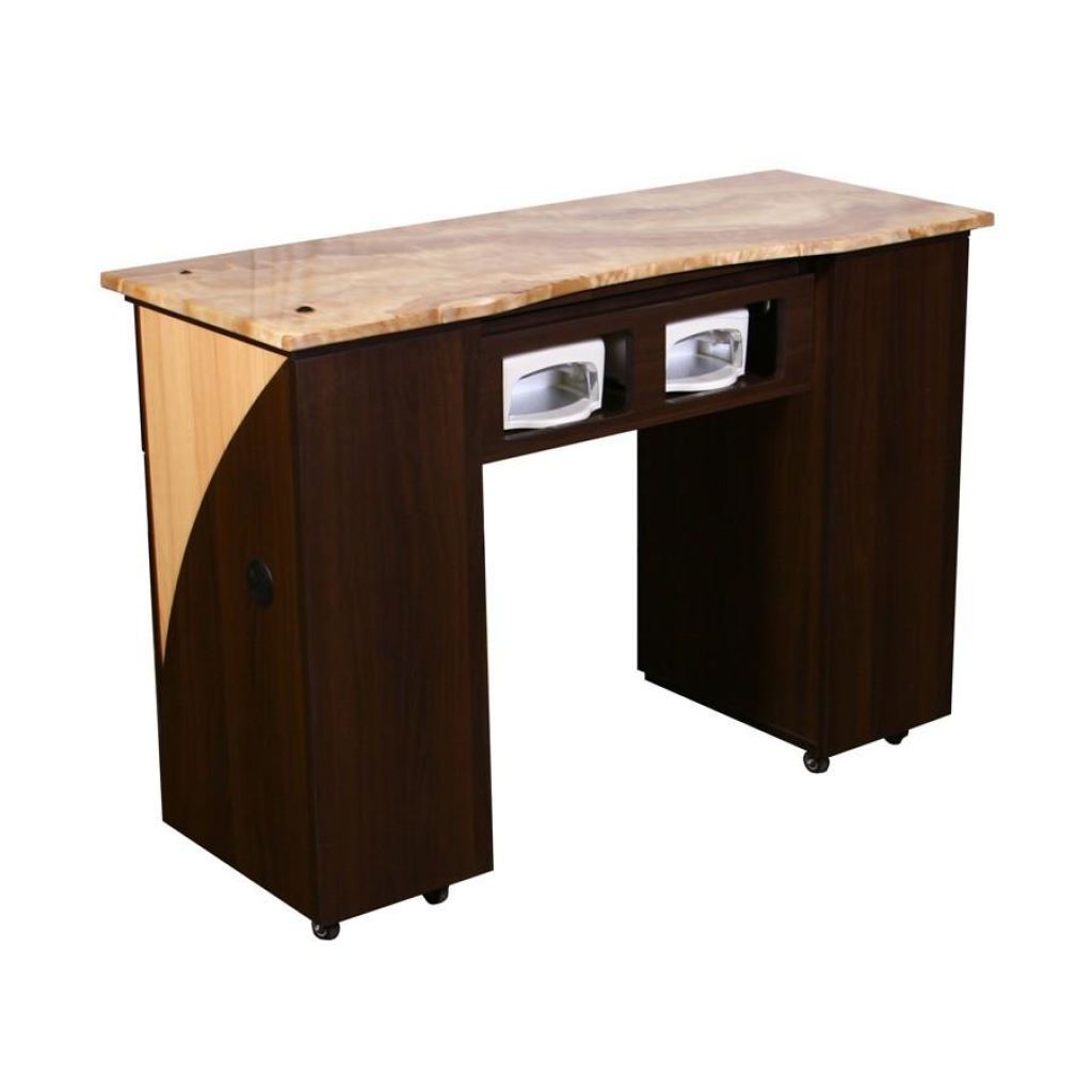Edita (Buv) Manicure Table - Chocolate - Deco Salon - Stations