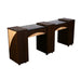 Edita (C) Manicure Table - Chocolate - Deco Salon - Stations