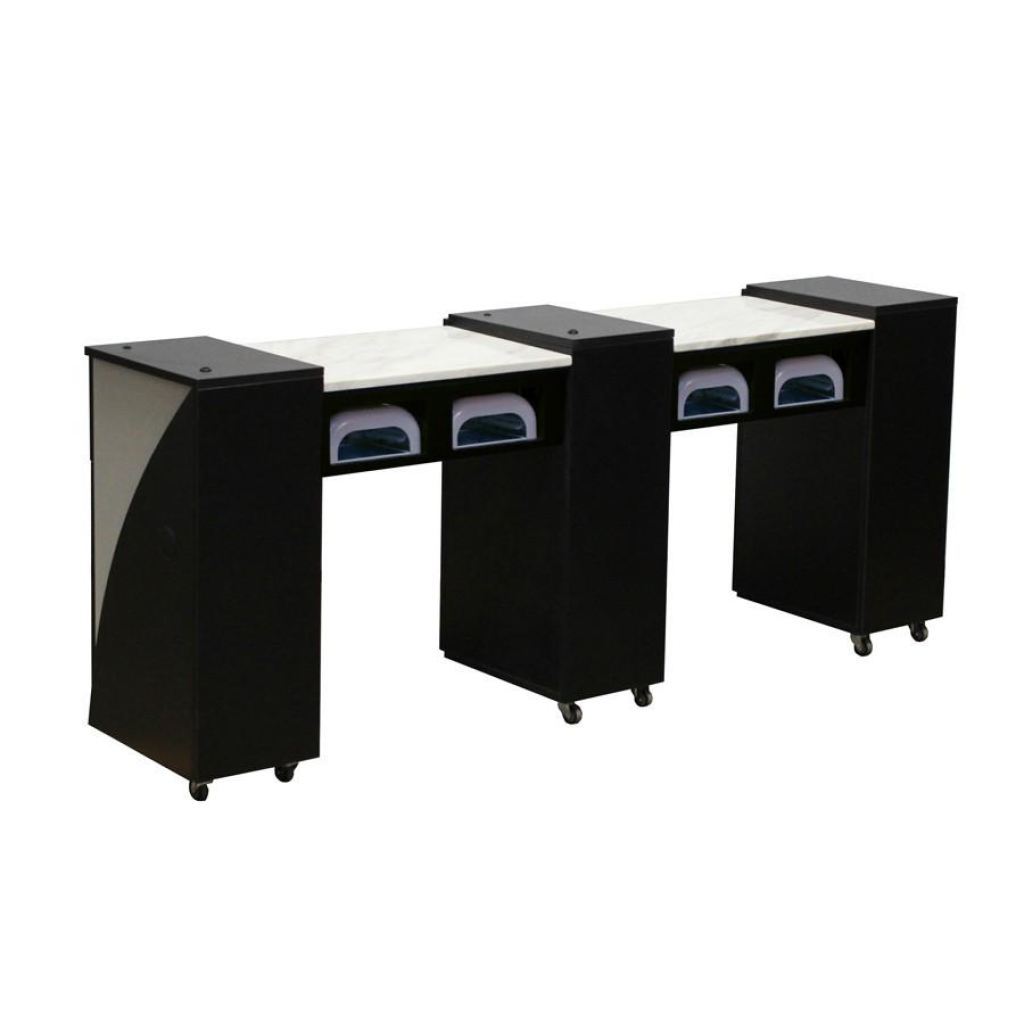 Edita (Cuv) Manicure Table - Black - Uv - Deco Salon - Stations