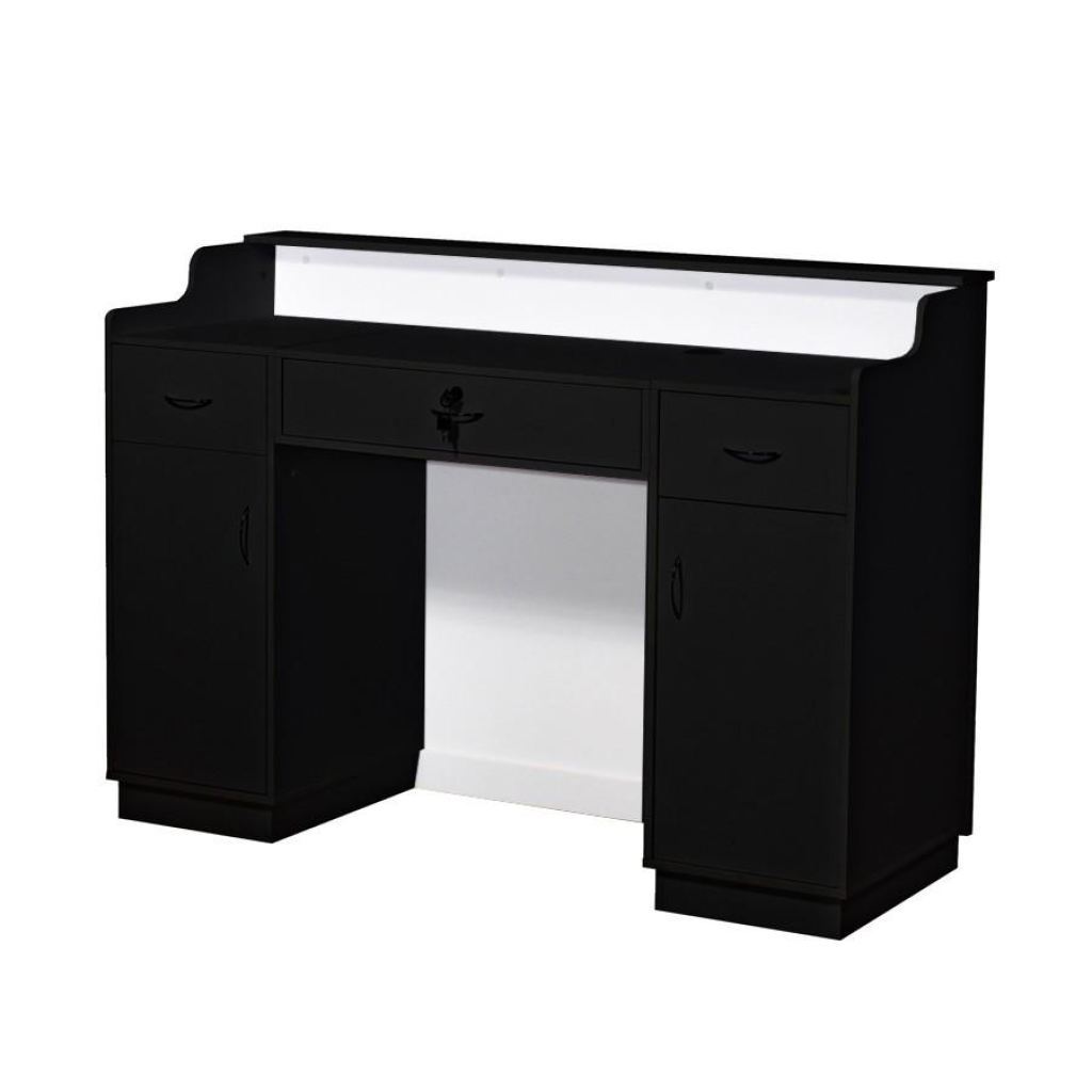 Elizabeth Reception Desk - Black/white - Deco Salon - Desks