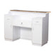 Elizabeth Reception Desk - White/pink - Deco Salon - Desks