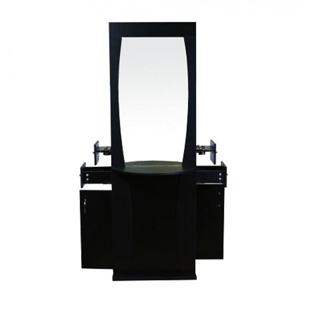 Everlyn Double Sided Styling Station - Dark Cherry - Deco Salon - Stations