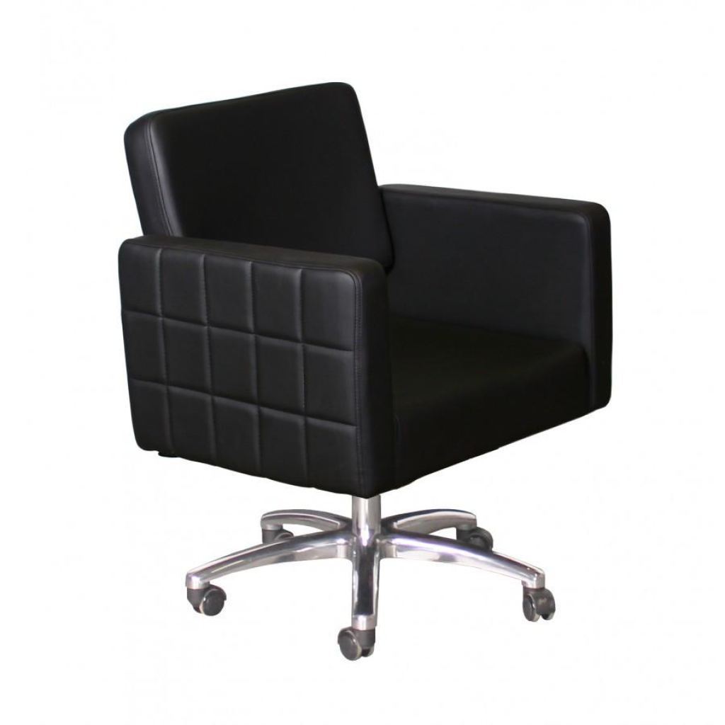 Fab Customer Chair - Black - Deco Salon - Waiting Chairs