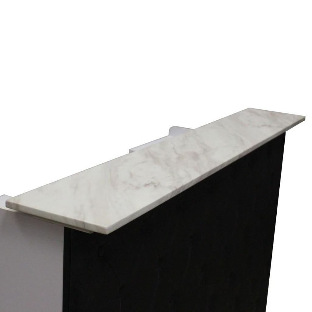 Fab Reception Desk - White/silver - Deco Salon - Desks