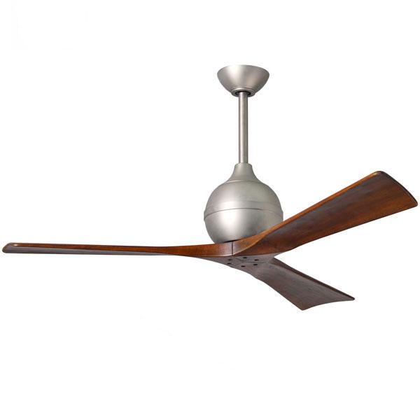 Irene-3 Ceiling Fan with Remote Control by Atlas – Brushed Nickel 52″