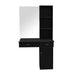 Jacklyn Ab Styling Station/counter With Granite - Black - Deco Salon - Stations