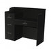 Le Beau Reception Desk 48 - Black/silver - Deco Salon - Desks