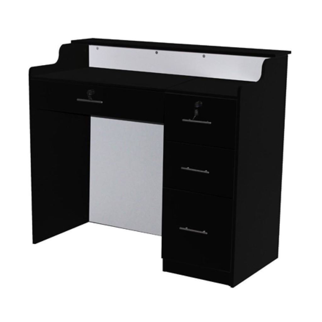 Le Beau Reception Desk 48 - Black/white - Deco Salon - Desks