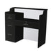 Le Beau Reception Desk 48 - Black/white - Deco Salon - Desks