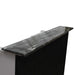 Le Beau Reception Desk - Black/silver - Deco Salon - Desks