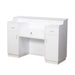 Le Beau Reception Desk - White/white - Deco Salon - Desks