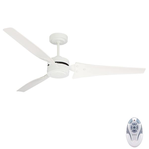 Loft Ceiling Fan With Remote – White In 60″ – Emerson