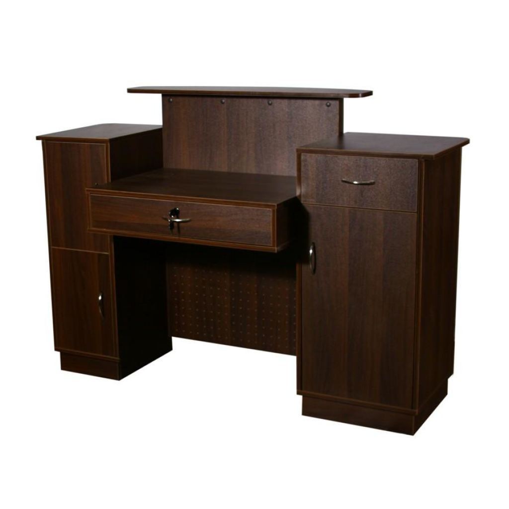 Mandy Reception Desk - Chocolate - Deco Salon - Desks