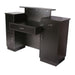 Mandy Reception Desk Showcase - Black - Deco Salon - Desks