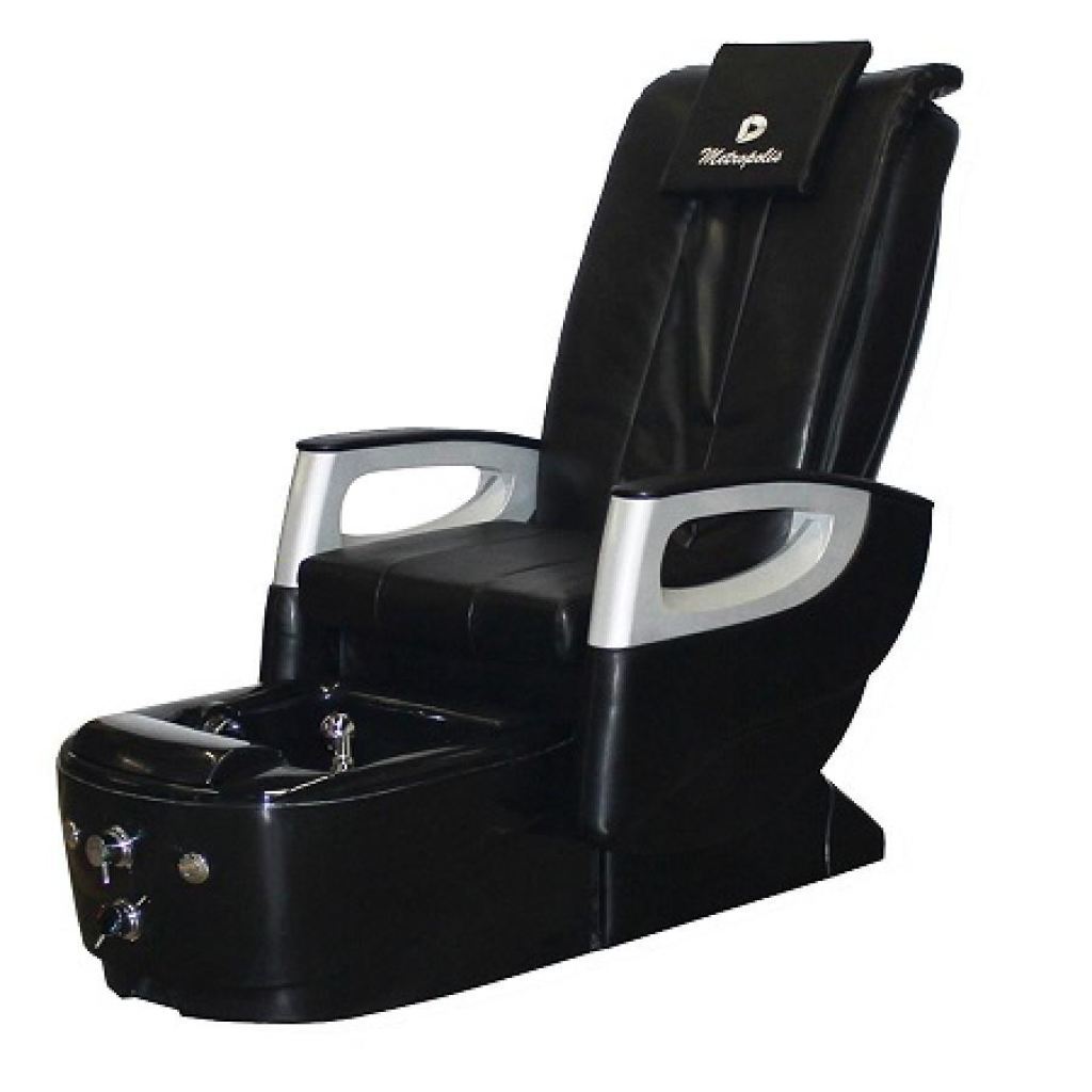 Metropolis Pedicure Spa Chair - Jet Black - Deco Salon - Chairs