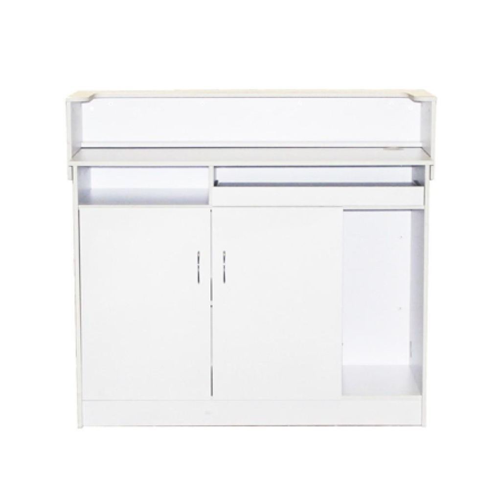 Mona Reception Counter - White - Deco Salon - Desks
