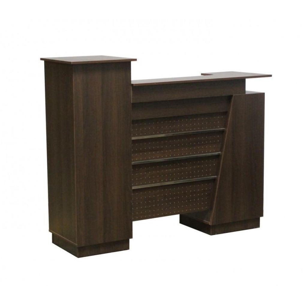 Monroe Reception Desk - Chocolate - Deco Salon - Desks