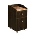 Neo Pedicure Cart With Marble - Chocolate - Deco Salon - Trolleys Carts And Cabinets