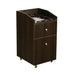 Neo Pedicure Cart With Marble - Chocolate - Deco Salon - Trolleys Carts And Cabinets