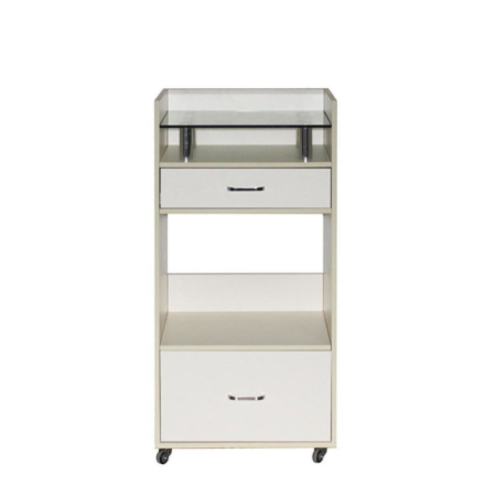 Nibu Accessory Cart - Off White - Deco Salon - Trolleys Carts And Cabinets