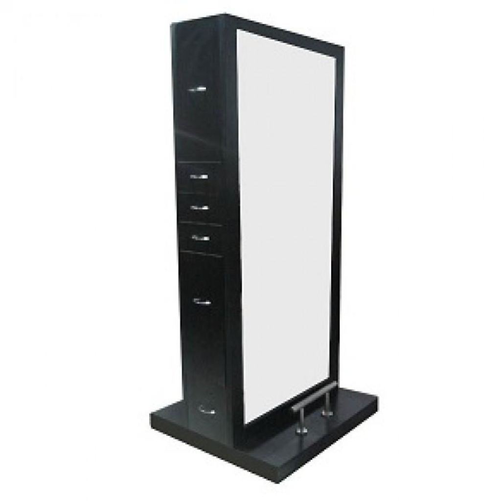 Odessey Double Sided Styling Station - Black - Deco Salon - Stations