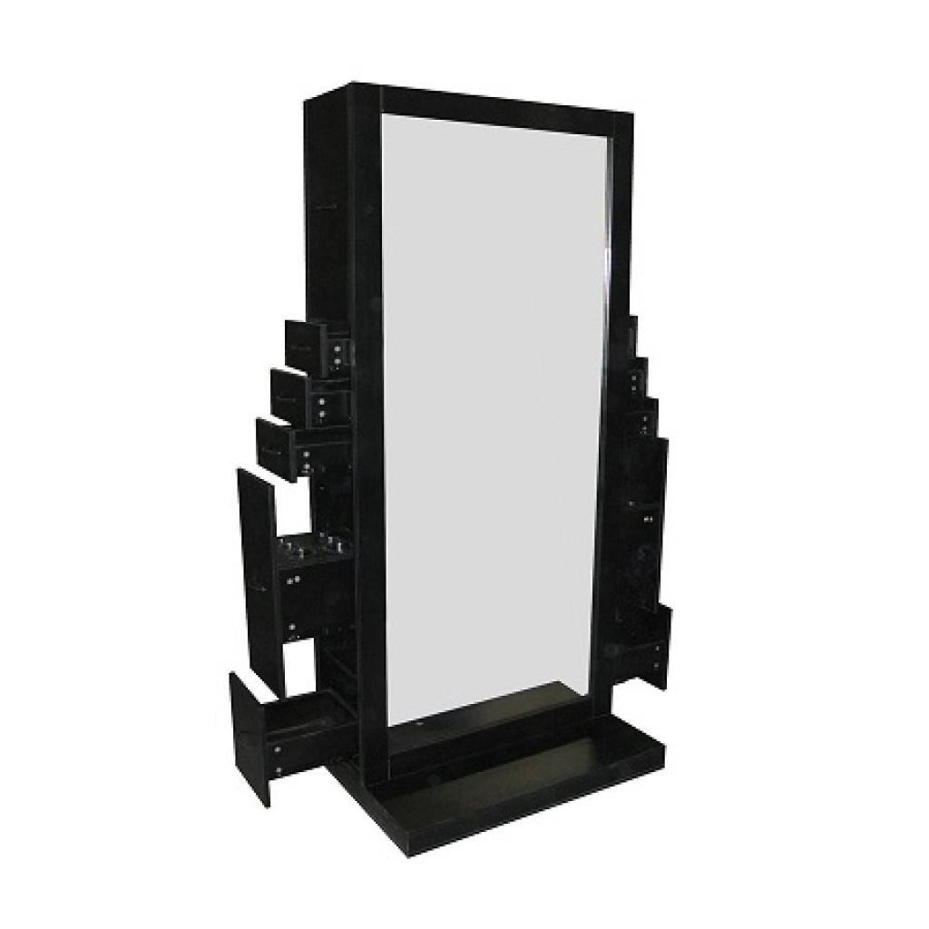 Odessey Double Sided Styling Station - Black - Deco Salon - Stations