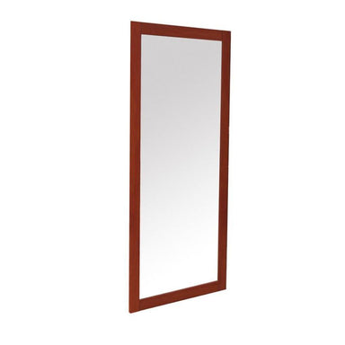Odessey Wall Mount Mirror - Cherry Frame - Deco Salon - Styling Stations