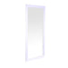 Odessey Wall Mount Mirror - White Frame - Deco Salon - Styling Stations