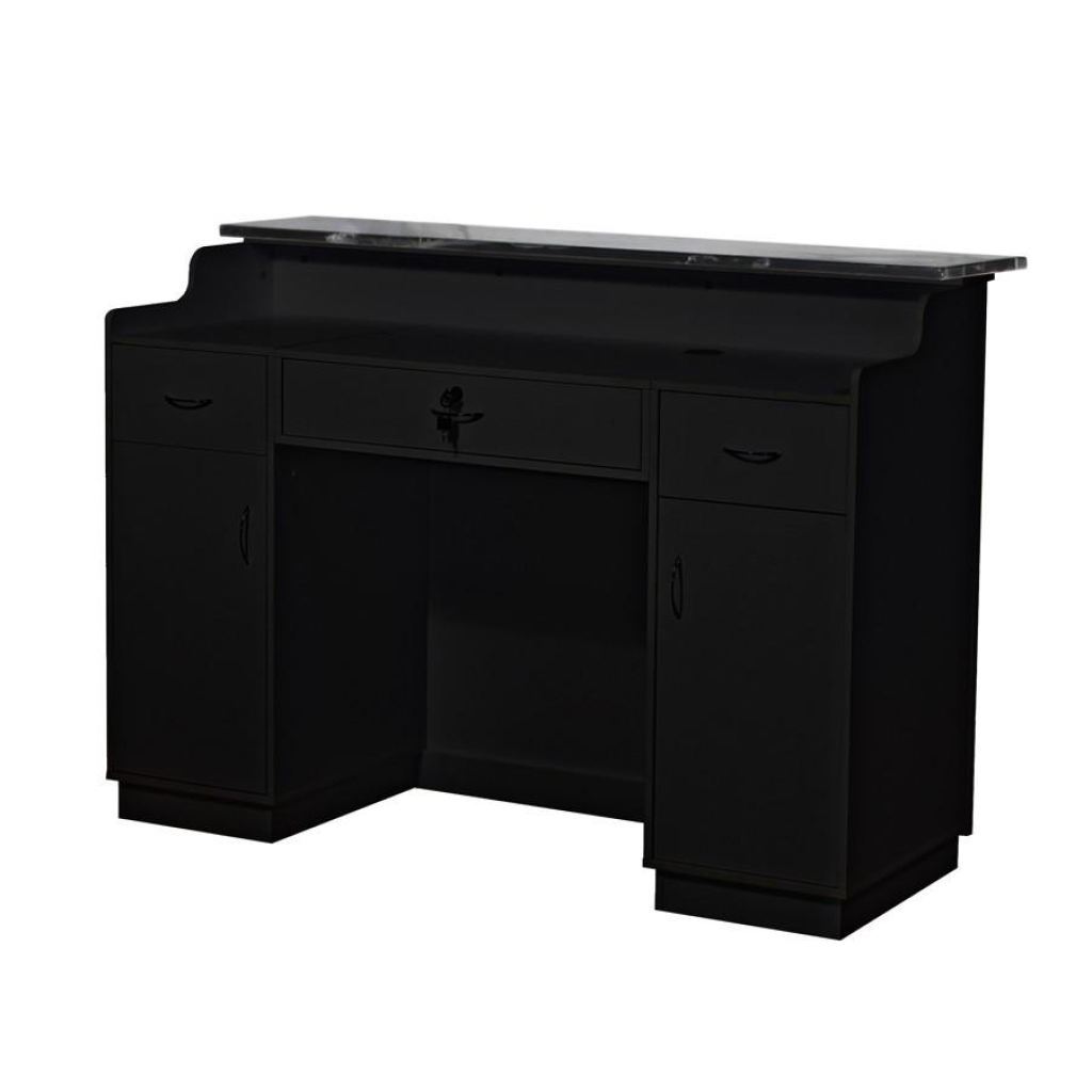 Piazza Reception Desk - Black/black - Deco Salon - Desks