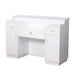 Piazza Reception Desk - White - Deco Salon - Desks
