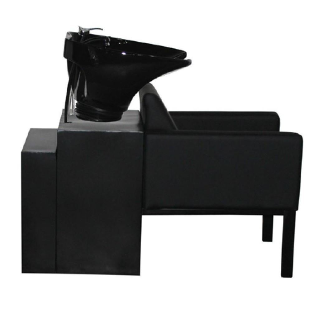 Piazza Shampoo Chair Station - Black/black - Deco Salon - Units